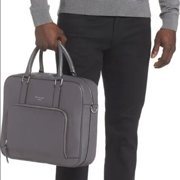 TED BAKER LONDON Coulter Faux Leather Document Bag - Picture 6 of 12